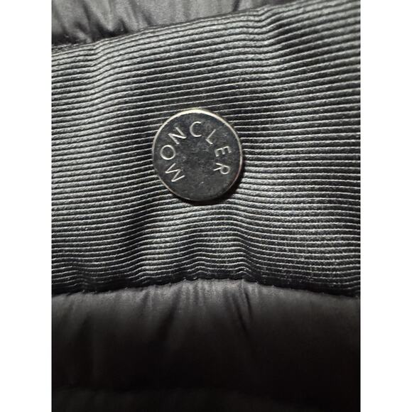 Moncler Jacket Mens Small Black Premiere Quilted Down Longline Snap Front - Picture 3 of 16